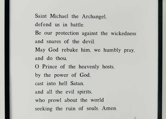 Saint Michael Prayer Poster